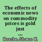 The effects of economic news on commodity prices is gold just another commodity? /