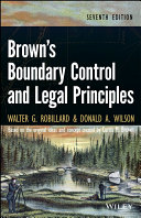 Brown's boundary control and legal principles /