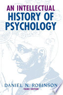 An intellectual history of psychology