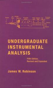 Undergraduate instrumental analysis /