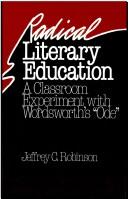Radical literary education : a classroom experiment with Wordsworth's "Ode" /