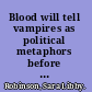 Blood will tell vampires as political metaphors before World War I /