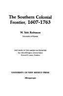 The southern colonial frontier, 1607-1763 /