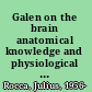 Galen on the brain anatomical knowledge and physiological speculation in the second century AD /