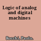 Logic of analog and digital machines
