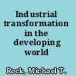 Industrial transformation in the developing world