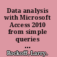 Data analysis with Microsoft Access 2010 from simple queries to business intelligence /