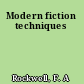 Modern fiction techniques