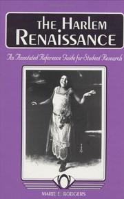The Harlem Renaissance : an annotated reference guide for student research /