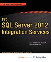 Pro SQL server 2012 integration services