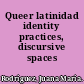 Queer latinidad identity practices, discursive spaces /