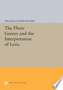 The three genres and the interpretation of lyric /