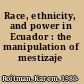 Race, ethnicity, and power in Ecuador : the manipulation of mestizaje /