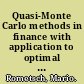 Quasi-Monte Carlo methods in finance with application to optimal asset allocation /