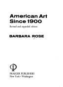 American art since 1900 : a critical history.