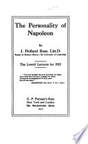 The personality of Napoleon /