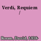 Verdi, Requiem /