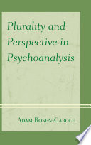 Plurality and perspective in psychoanalysis