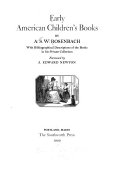 Early American children's books /