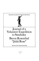 Journal of a volunteer expedition to Sandusky.