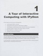 IPython interactive computing and visualization cookbook /
