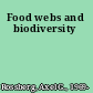 Food webs and biodiversity