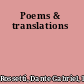 Poems & translations