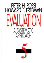 Evaluation : a systematic approach /