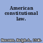 American constitutional law.