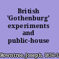 British 'Gothenburg' experiments and public-house trusts.