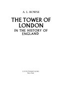 The Tower of London in the history of England