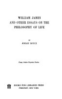 William James and other essays on the philosophy of life