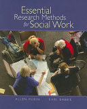 Essential research methods for social work /