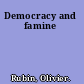 Democracy and famine