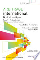 Arbitrage international droit et pratique /