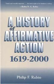 A history of affirmative action, 1619-2000 /