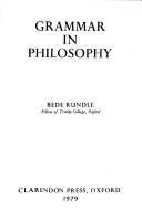 Grammar in philosophy /