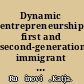 Dynamic entrepreneurship first and second-generation immigrant entrepreneurs in Dutch cities /