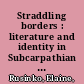 Straddling borders : literature and identity in Subcarpathian Rus' /