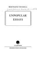 Unpopular essays /