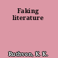 Faking literature
