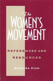 The women's movement : references and resources /