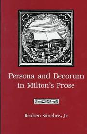 Persona and decorum in Milton's prose /