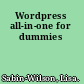 Wordpress all-in-one for dummies