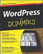 WordPress for dummies, 5th edition