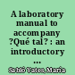 A laboratory manual to accompany ?Qué tal? : an introductory course /