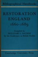 Restoration England, 1660-1689 /