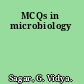MCQs in microbiology