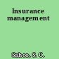 Insurance management