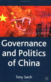 Governance and politics of China /